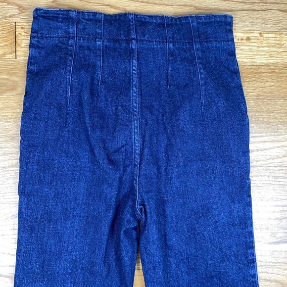 Maeve Anthropologie Women’s 26 High Rise Capri Jeans Dark Wash Straight Leg - Picture 10 of 10